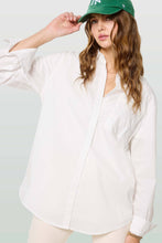 Load image into Gallery viewer, Button Down All Season Solid Poplin Shirts | White
