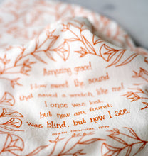Load image into Gallery viewer, Amazing Grace Hymn Tea Towel
