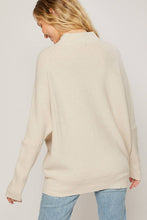 Load image into Gallery viewer, Slouch Neck Dolman Sleeve Pullover Sweater | Shell
