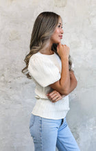 Load image into Gallery viewer, Puff Sleeve Blouse | Cream
