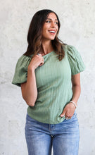 Load image into Gallery viewer, Puff Sleeve Blouse | Dill
