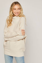Load image into Gallery viewer, Slouch Neck Dolman Sleeve Pullover Sweater | Shell
