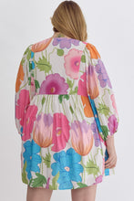 Load image into Gallery viewer, Floral Mini Dress | Pastel Multi
