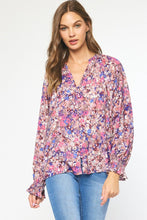 Load image into Gallery viewer, Ditsy Floral Blouse | Pink Multi
