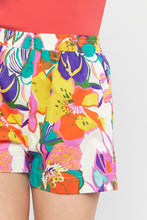 Load image into Gallery viewer, Floral Printed Shorts | Orange Multi
