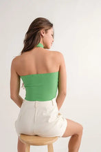 Load image into Gallery viewer, Mock Neck Halter Tank | Mint
