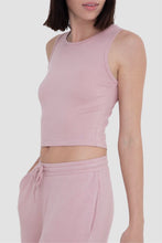 Load image into Gallery viewer, Athletic Lounge Terry Tank Top | Rose
