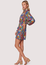 Load image into Gallery viewer, Lost + Wander Cut Out Mini Dress | Blue Multi
