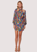 Load image into Gallery viewer, Lost + Wander Cut Out Mini Dress | Blue Multi
