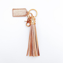 Load image into Gallery viewer, Tassel Keychain | Rose Gold
