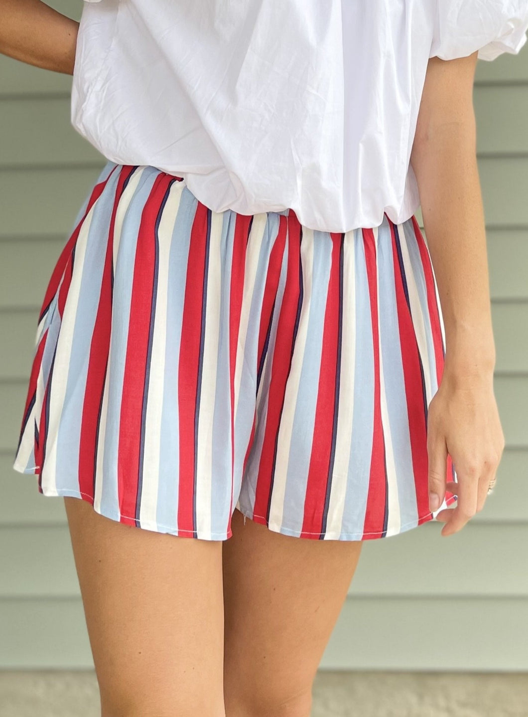 Polished Patriotic Shorts