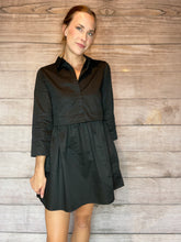 Load image into Gallery viewer, Shirt Dress | Black
