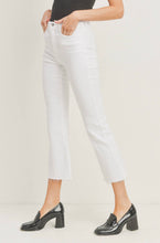 Load image into Gallery viewer, Felicity Flare High Rise Cropped Denim | Optic White
